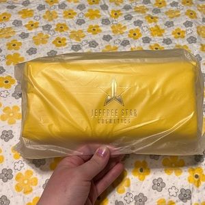 Yellow Jeffree Star Cosmetics Bag